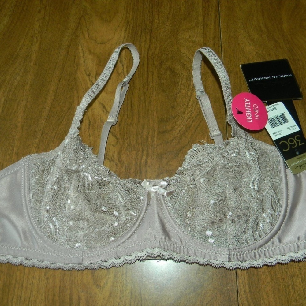 Marilyn Monroe Sandstone Lightly Lined Bra NWT
